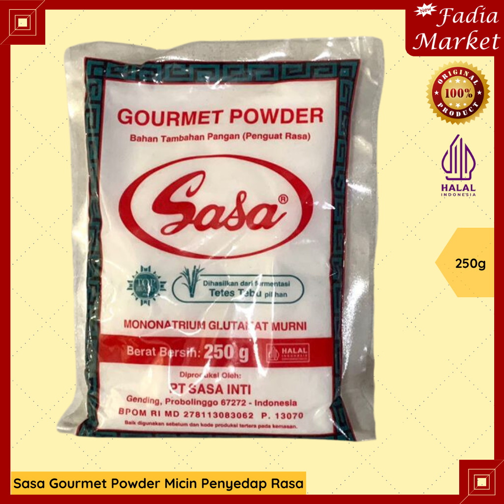 

Sasa Gourmet Powder Bumbu Micin Penyedap Rasa 250g