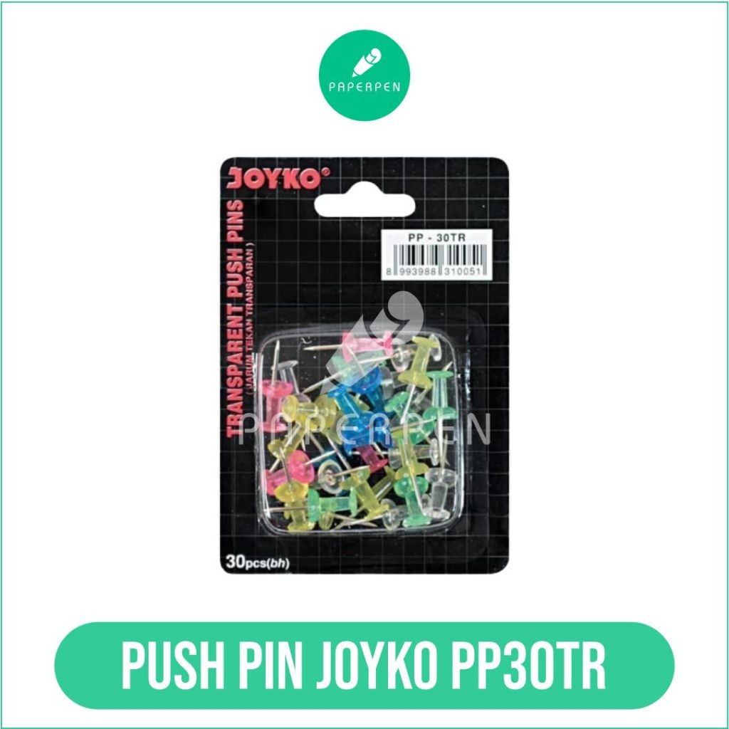 

(PST.ATK) Push Pin Joyko Pp30Tr/Tusuk Pin Joyko
