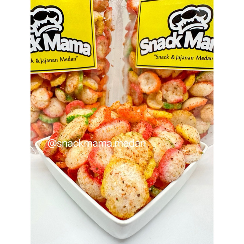 

[250GR] KERUPUK KANCING PEDAS DAUN JERUK VIRAL