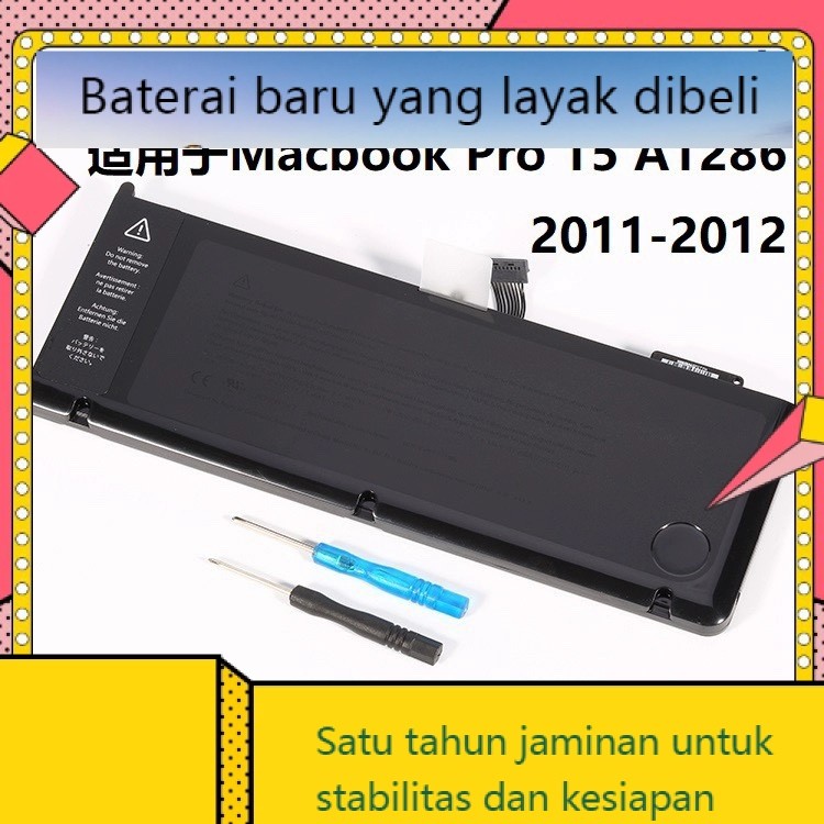 Apple MacBook Pro 13 inci baru A1278 A1286 A1297 A1382 baterai laptop