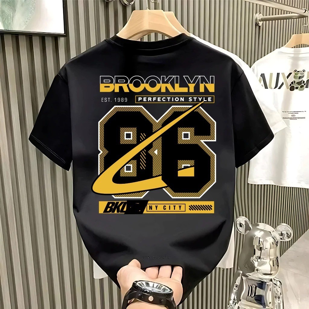 Kaos Distro Keren Baju Pria Original Premium Katun Kekinian Warna Putih/ Baju Branded Pria Original 