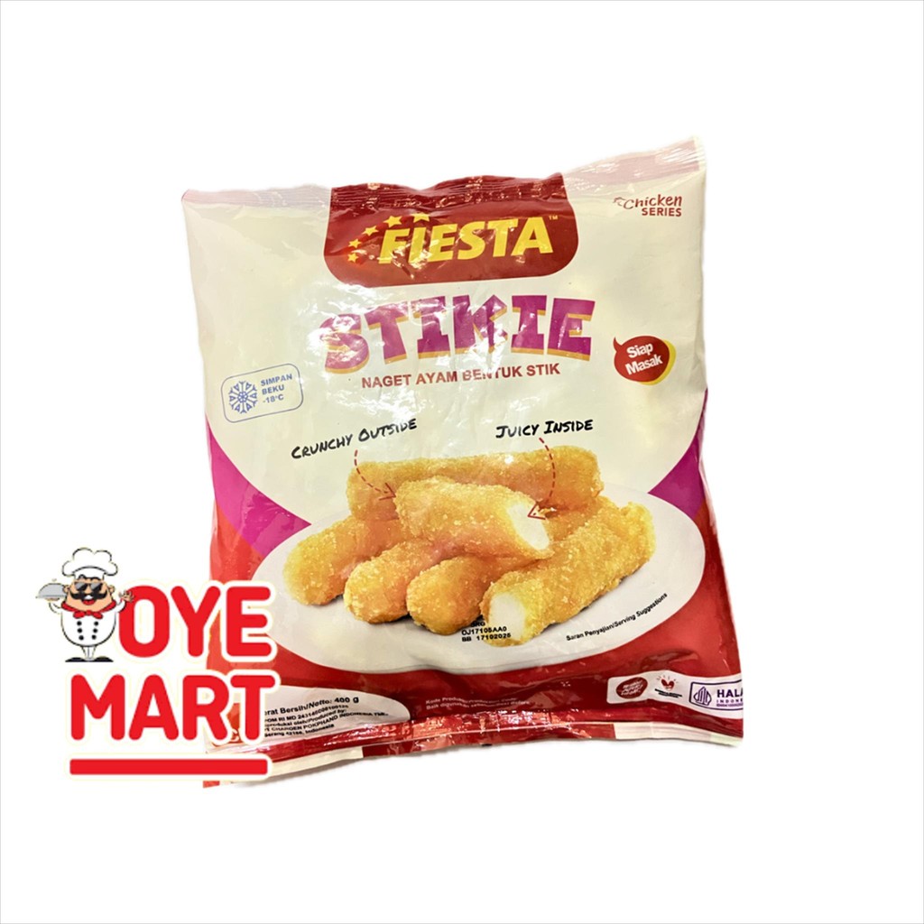 FIESTA NAGET STIKIE 400GR / CHICKEN NUGGET STICK / AYAM