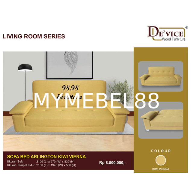 [MYMEBEL88] Termurah SOFA Bed Arlington Kiwi Vieena - Medan