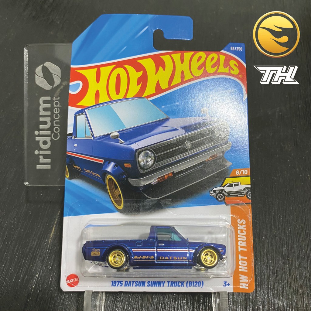 Hot Wheels 1975 Datsun Sunny Truck (B120) STH Treasure Hunt THS Biru Original Hotwheels