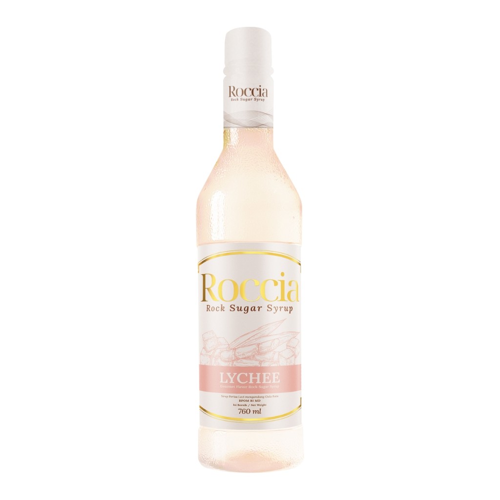 

Roccia Lychee Rock Sugar Syrup Sirup Rasa Leci