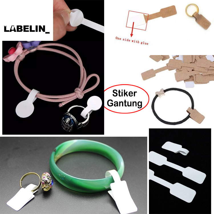 

Label stiker gantung label perhiasan anting label aksesoris label gelang label cincin tag gantung label kalung label pita