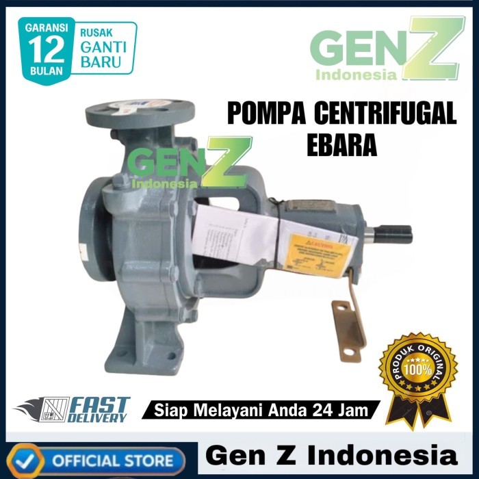 Pompa Centrifugal Ebara 100x65FSKA MS Pipa 4"x2,5 mechanical seal
