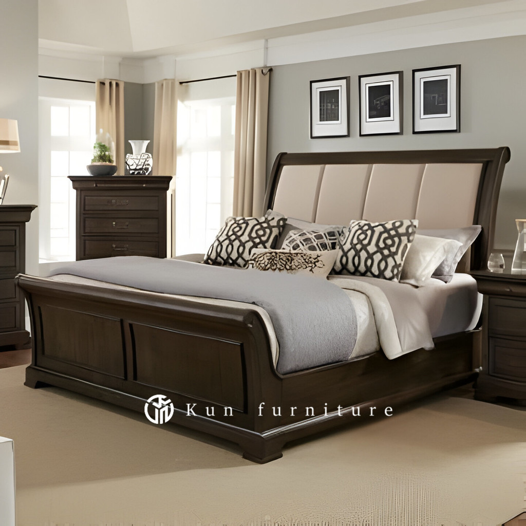 tempat tidur minimalis modern jati,dipan minimalis jati, tempat tidur | Kun furniture