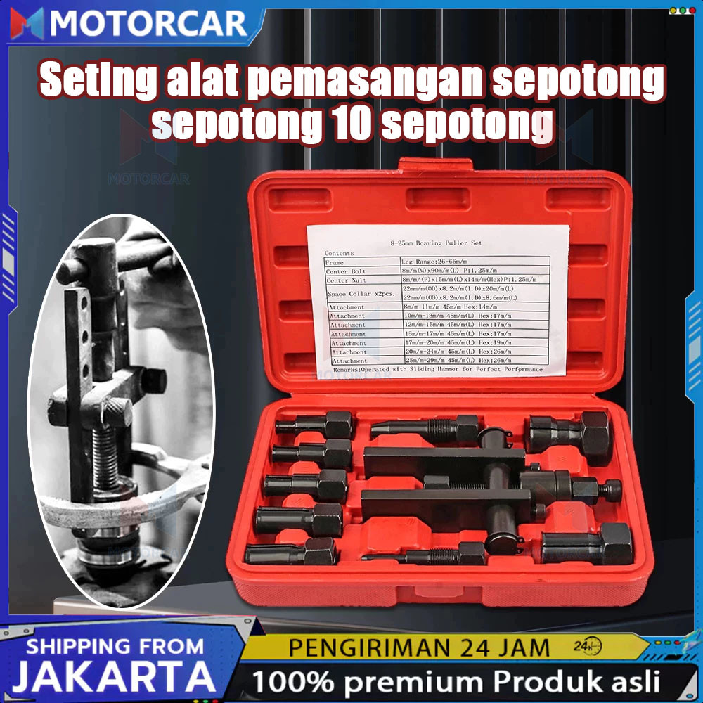 Tracker bearing Puller 10pcs Set Treker Pencabut Bearing Set Treker Cabut Bearing Dalam Treker motor