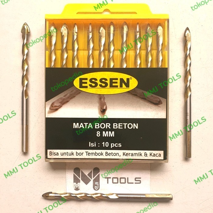Mata Bor Beton/Keramik/Kaca ESSEN 8mm - ESSEN Mata Bor Serbaguna