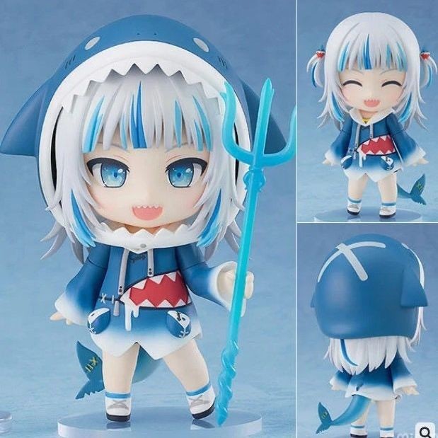 10CM YouTuber hololive Gawr Gura Figures Gk Action Figure Anime Car Decorations Gift Cute Toy