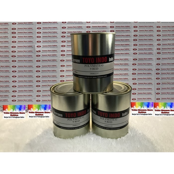 

Terjangkau PROMO TOYO INDO POLYMATE-G 09 (Cat Sablon Plastik)