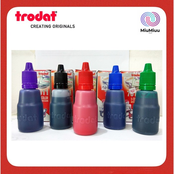

[Promo]Terjangkau TINTA STEMPEL ISI ULANG TRODAT 7011 25ML - Hitam
