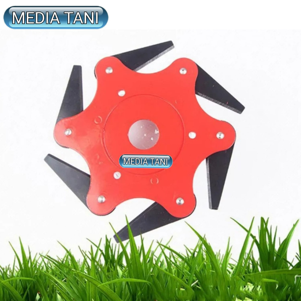 Pisau mesin potong rumput 6 blade pisau potong rumput kawat mata pisau mesin potong rumput