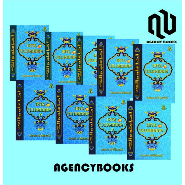 Paket Eceran Terjemah kitab Ihya Ulumuddin Jilid 1 - 9  - Imam Al Ghazali