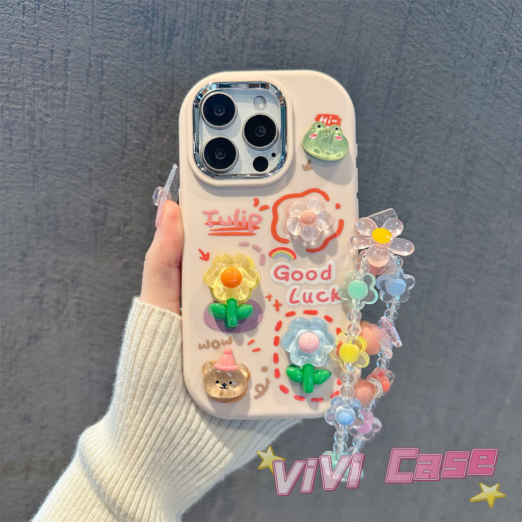 case OPPOrealme Gelang bunga hewan dan stiker Casing ponsel cocok untuk OPPOrealme 5/realme5S REALME
