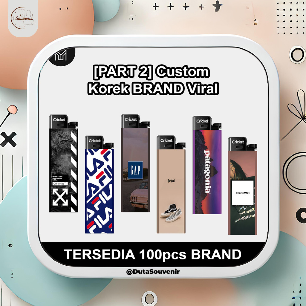 [PART 2] KOREK CRICKET CUSTOM TEMA BRAND MULAI SATUAN GAK PAKE RIBET, [BISA COD]