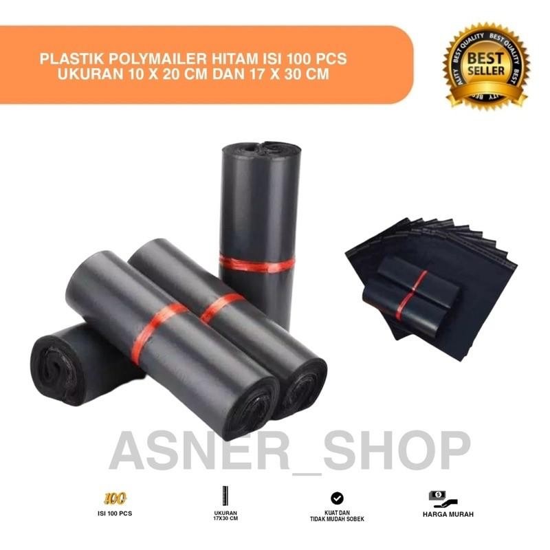 

ASNR Plastik Polymailer Polimer 10X20 / 15x24 / 17x30 / 20x30 / 25x39 Isi 100pcs 100 Lembar Polymer Kantong 10cm 20cm 17cm 30cm Warna Hitam Packingan Olshop Online Kresek Tebal