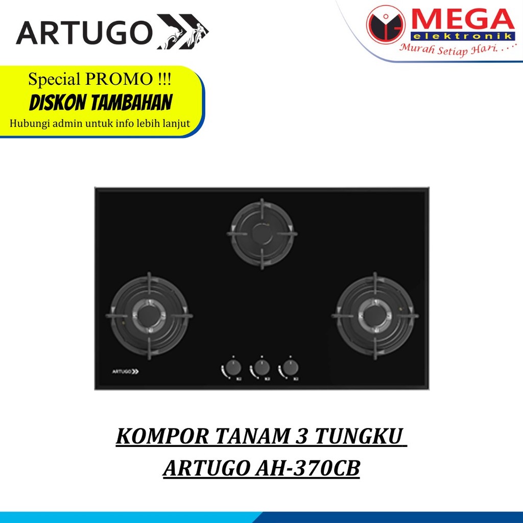 KOMPOR TANAM 3 TUNGKU  ARTUGO AH-370CB