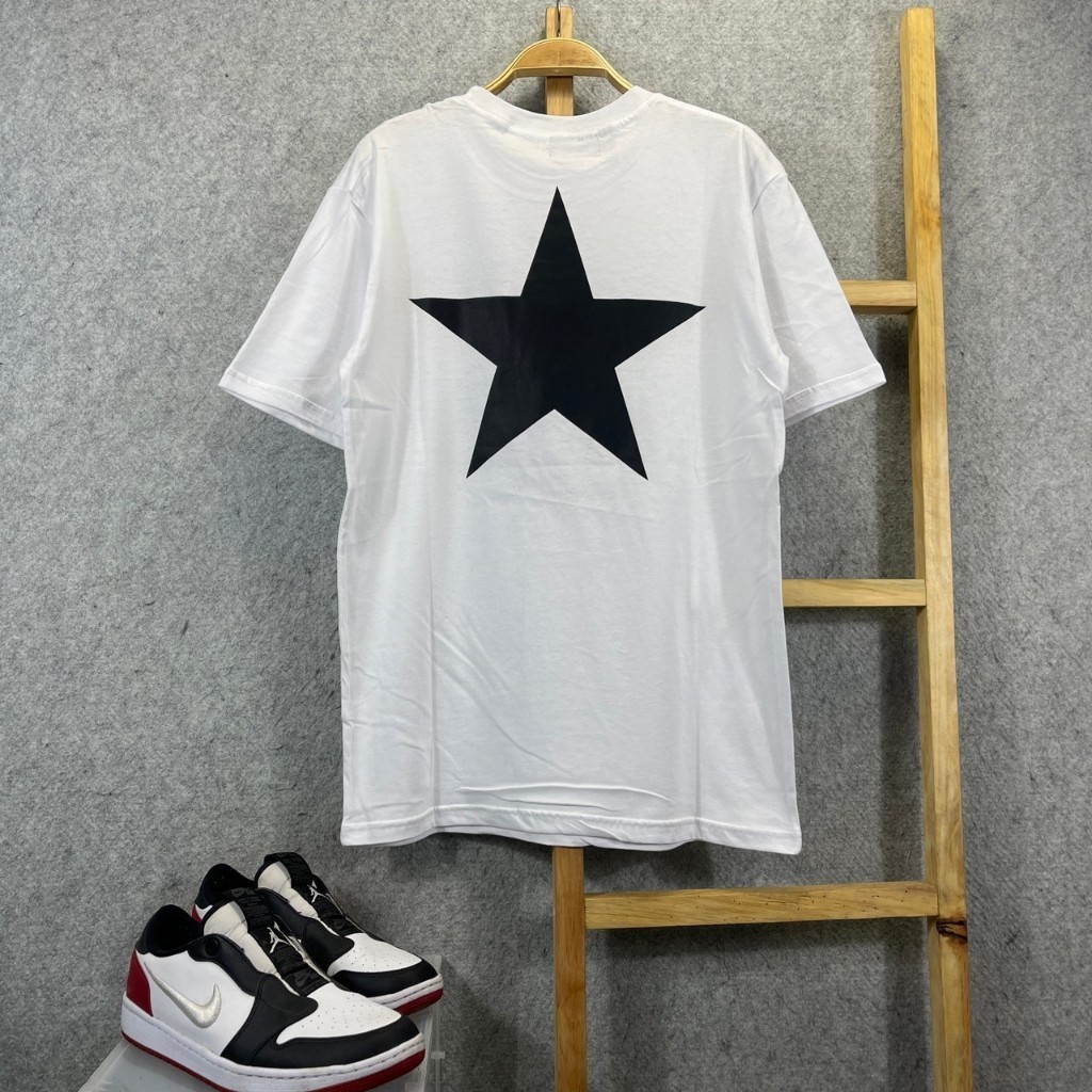 BAJU KAOS T-SHIRT ESSENTIALS FOG FEAR OF GOD STAR WHITE