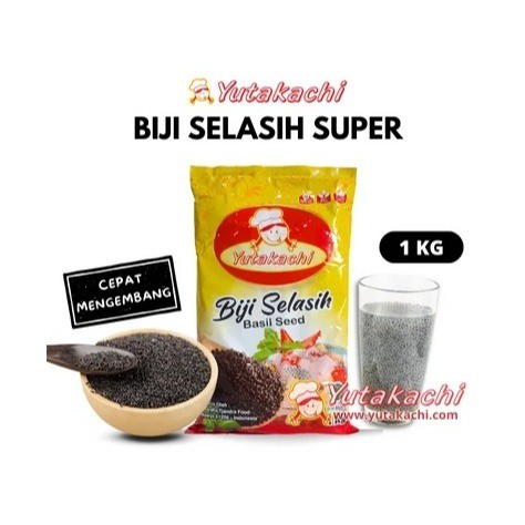 

(REPACK)Biji Selasih YUTAKACHI 100GR 250GR 500GR