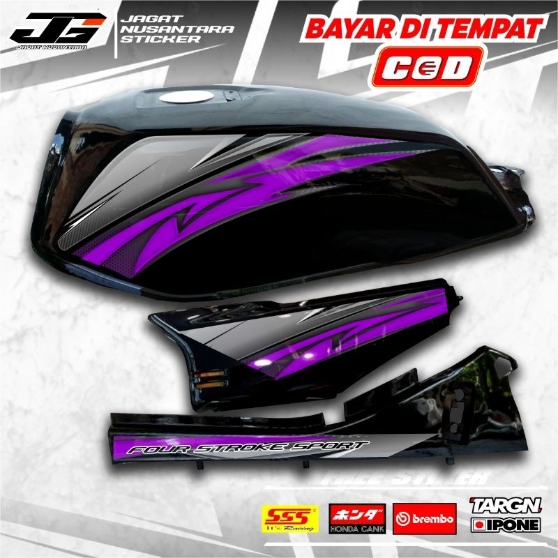 Striping GL Pro, Striping GL Max, Striping GL Terbaru, Striping Honda GL, Striping GL Variasi, Strip