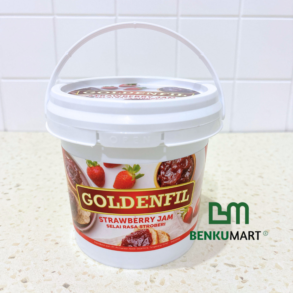 

Goldenfil Strawberry Jam 1kg | Selai Strawberry Goldenfil