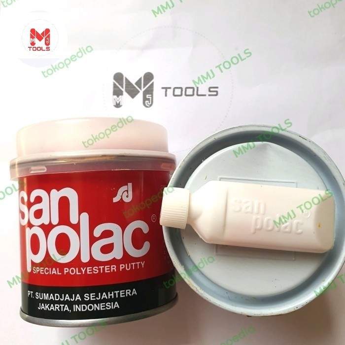 Dempul SANPOLAC 250gram - SANPOLAC dempul - SANPOLAC PUTTY