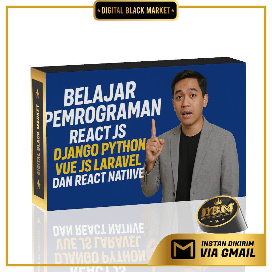 ID53002 - Belajar Pemograman React Js, Django Python, Vue Js, Laravel, Dan React Native