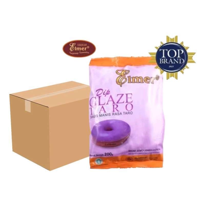

Elmer Dip Glaze Taro Pouch 1 Karton @ ( 12 x 200gr ) x 5 Bag | Horeca & Bakery Supply