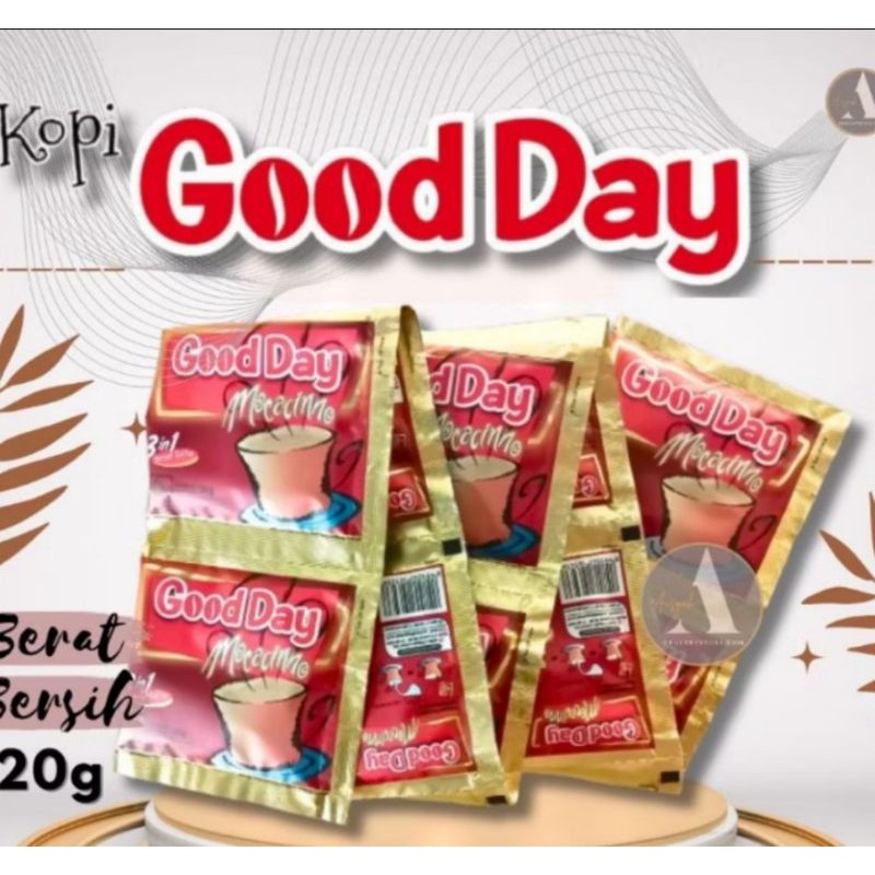 

Good day Moccacino sachet 20g 1renceng @10pcs