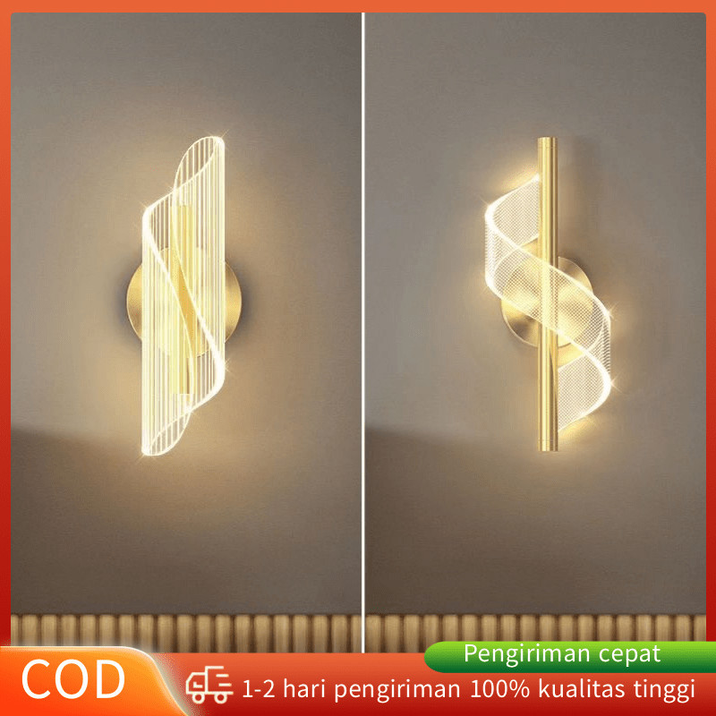 Lampu Dinding Tempel Aesthetic Lampu Hias Ruang Tamu Modern Lampu Dinding Minimalis Lampu Koridor LE