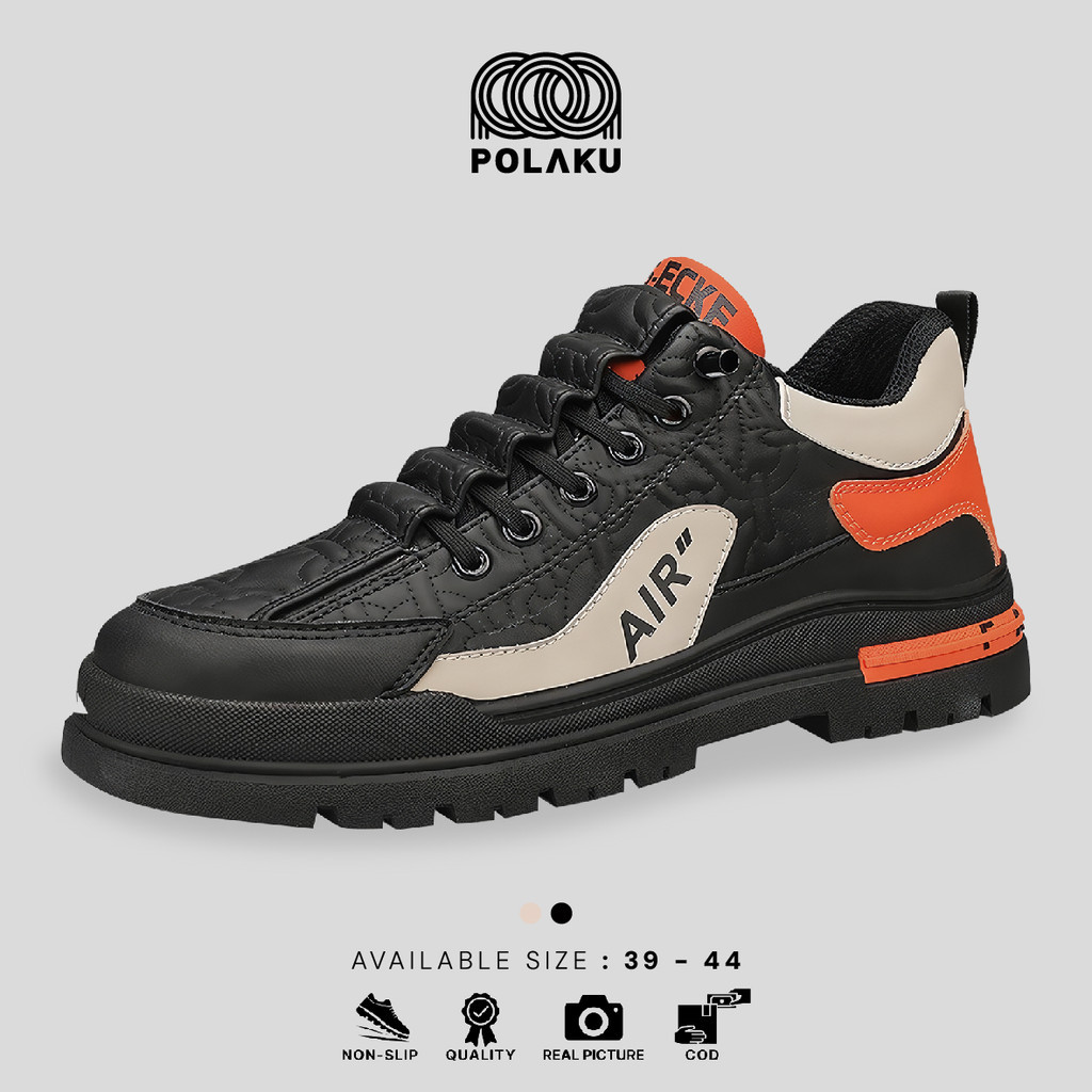 PROMO PLK Sepatu Pria Sneakers Casual Kerja Outdoor Sepatu Casual Cowok Running Shoes LV0670