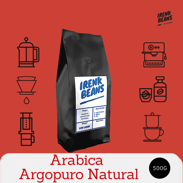 

Kopi Arabica Argopuro Natural 500g Biji Bubuk - BUBUK HALUS