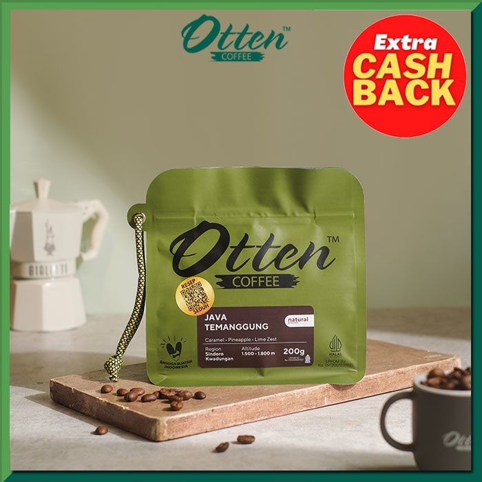 

Kopi Arabica Java Temanggung Natural Process 200g - Otten Coffee - Super Fine