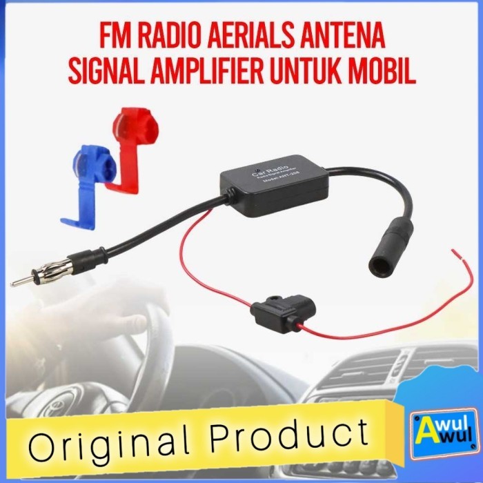 Signal Booster Radio FM Penguat Sinyal Antena Mobil