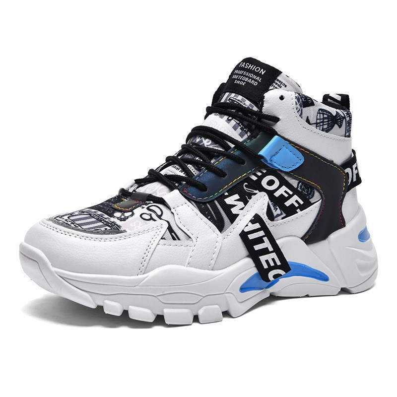 LV0322 Sepatu Sneakers Pria Sepatu Sport Hitam Pria