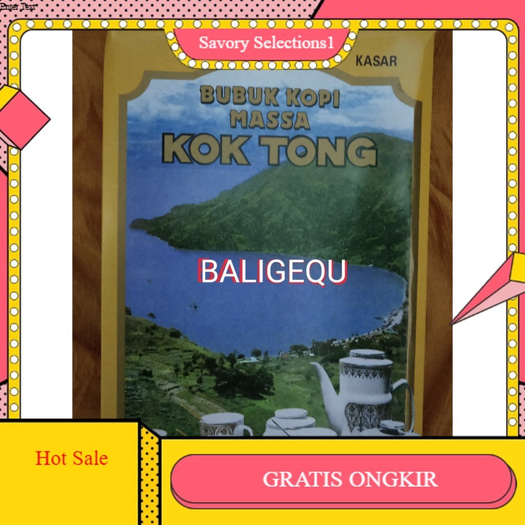 

【SAVORY】DISKON!! Kopi KOK TONG Koktong 500 Gram Bubuk Kasar
