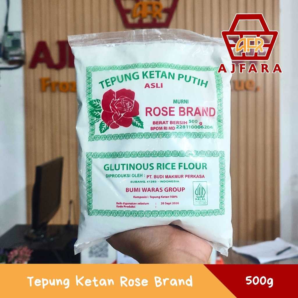 

Tepung Beras atau Tepung Ketan Rose Brand 500g