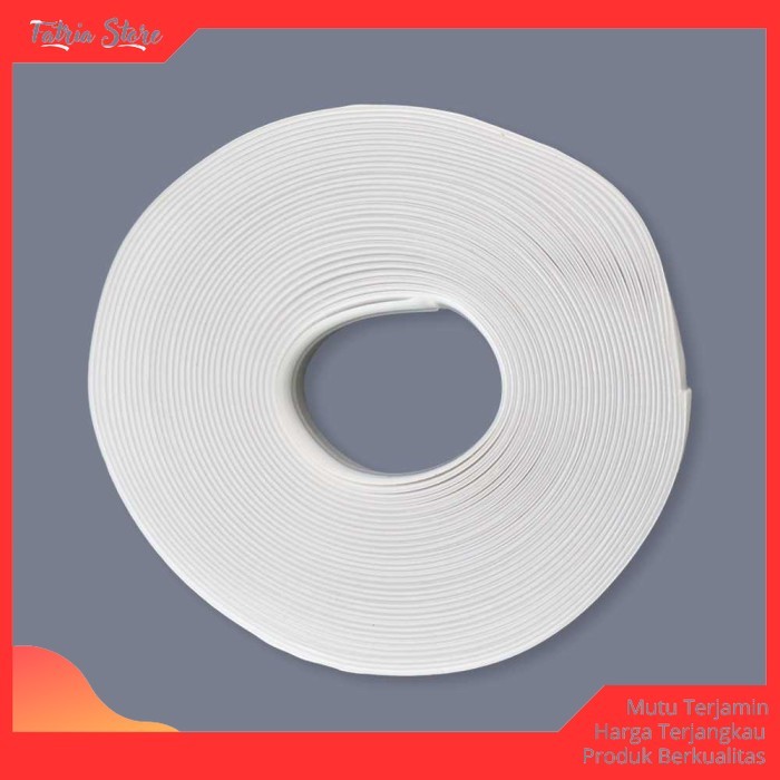 

Lakban Rubber Flex Door Seal Strip Bottom Seal Waterproof Anti Bocor - Transparan, 25 mm x 5 M - Fatria Store