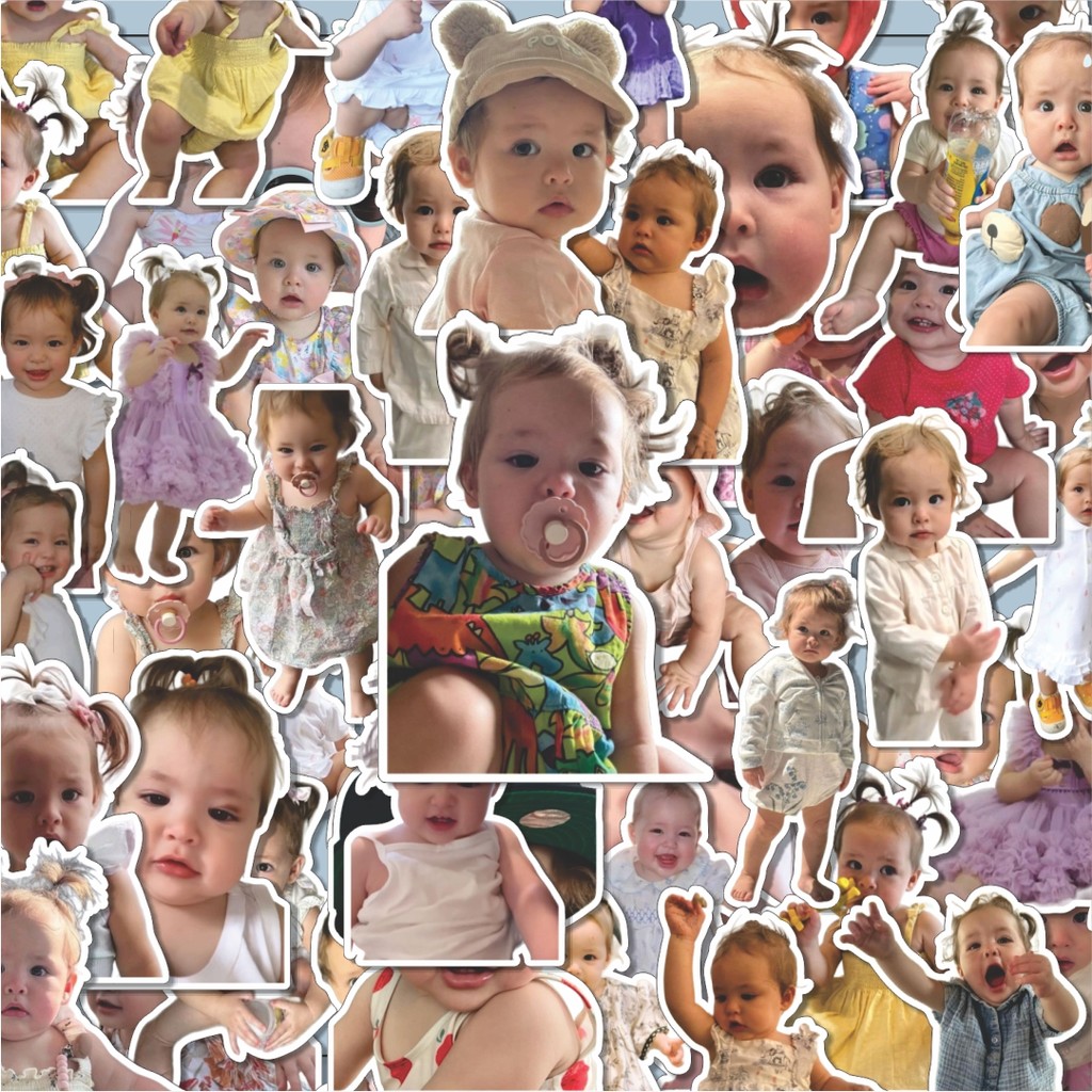 

100PCS Lucu Stiker Bayi Lucu Kamari SW Stiker Aesthetic Stiker Anti Air Stikers Berperekat Waterproof sticker decal buat Motor Helm Buku Journal Koper Casing HP Laptop Botol Minum Hadiah anak