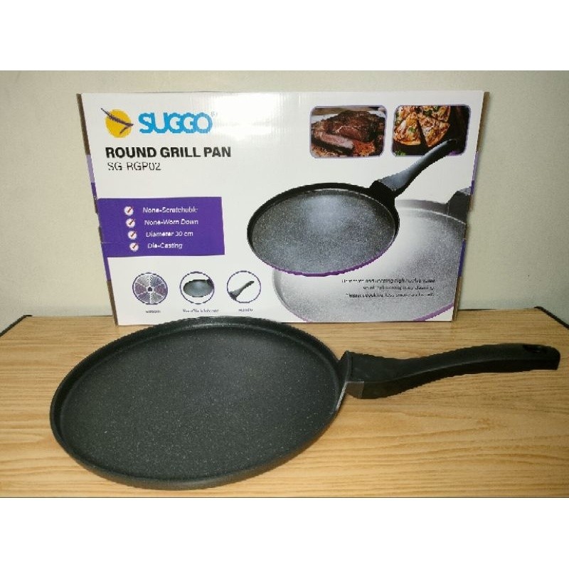 Round Grill Pizza Pan 30cm suggo / Panggangan Bulat / Panggangan Pizza (Tanpa dus)