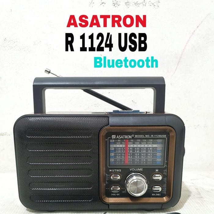 TERLARIS Radio FM AM SW ASATRON R 1109 USB/R 1113 USB - BLUETOOTH - 100% ORI - 1124