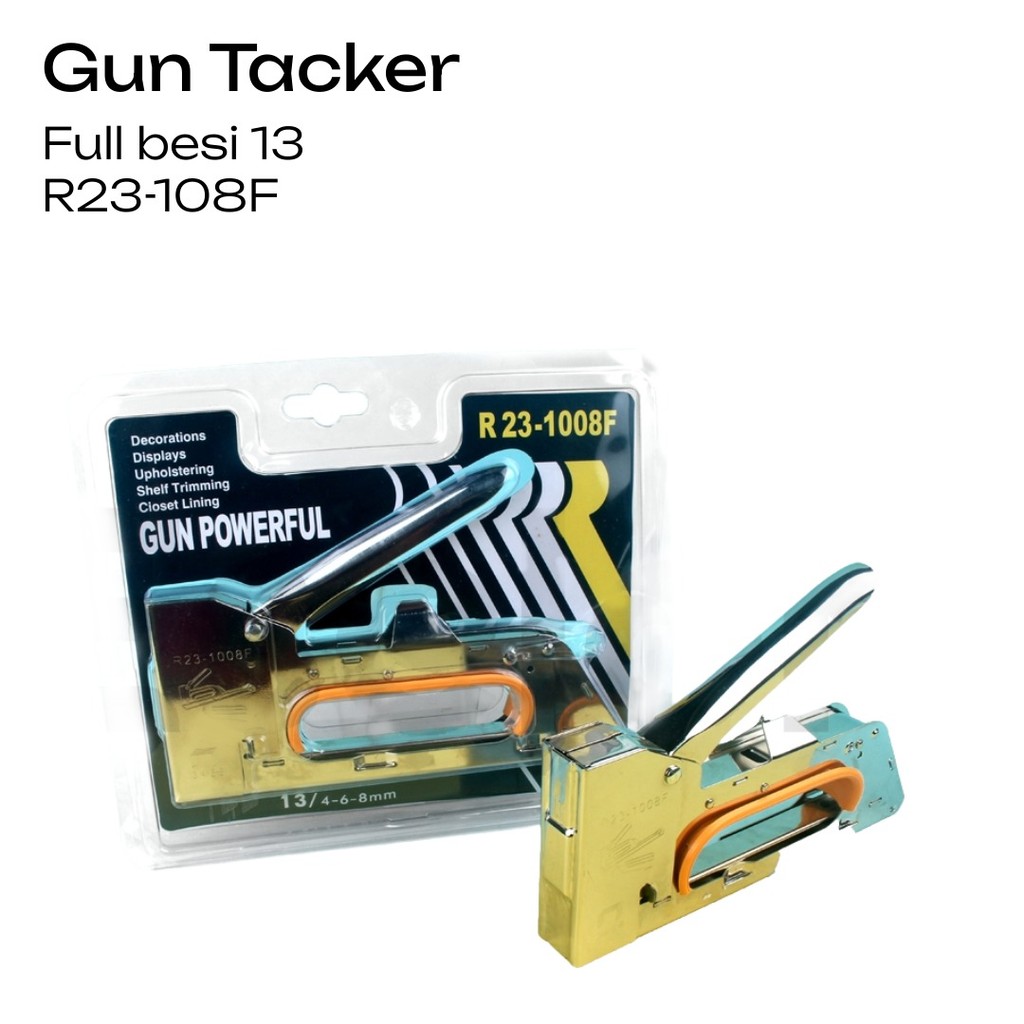 

Stapler Tembak FULL BESI / Gun Tracker / Staples Sofa Jok Motor ( R23-1008F )