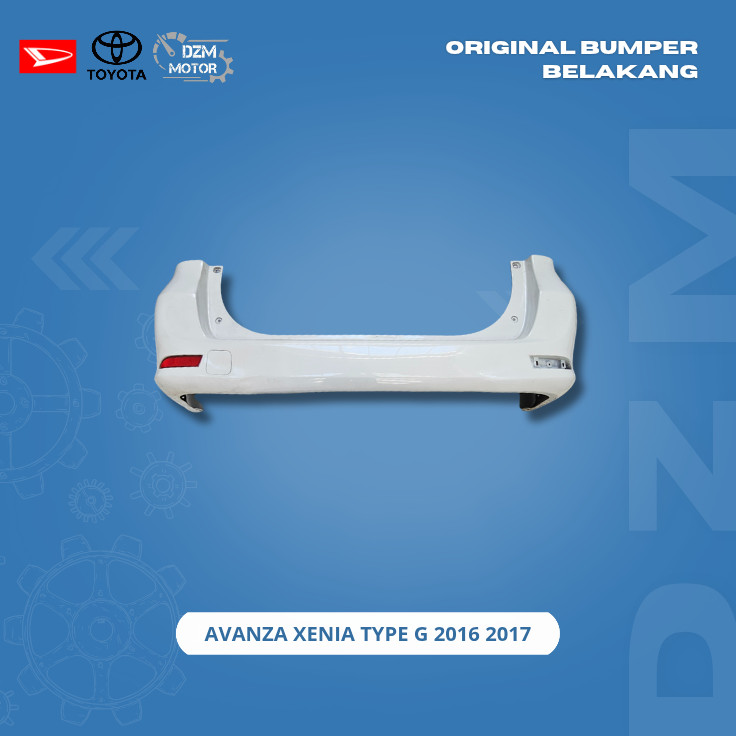 Original Bumper Bemper Belakang Avanza Xenia Type G 2016 2017