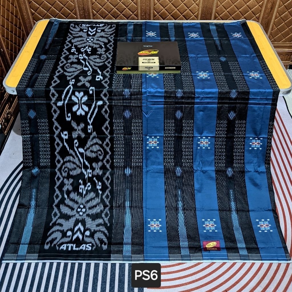Sarung ATLAS PREMIUM 780 Gold Motif BHS Songket