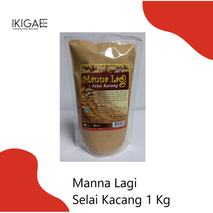 

New Arrival MANNA LAGI SELAI KACANG ENAKKK SERBAGUNA 1 KG - Halus