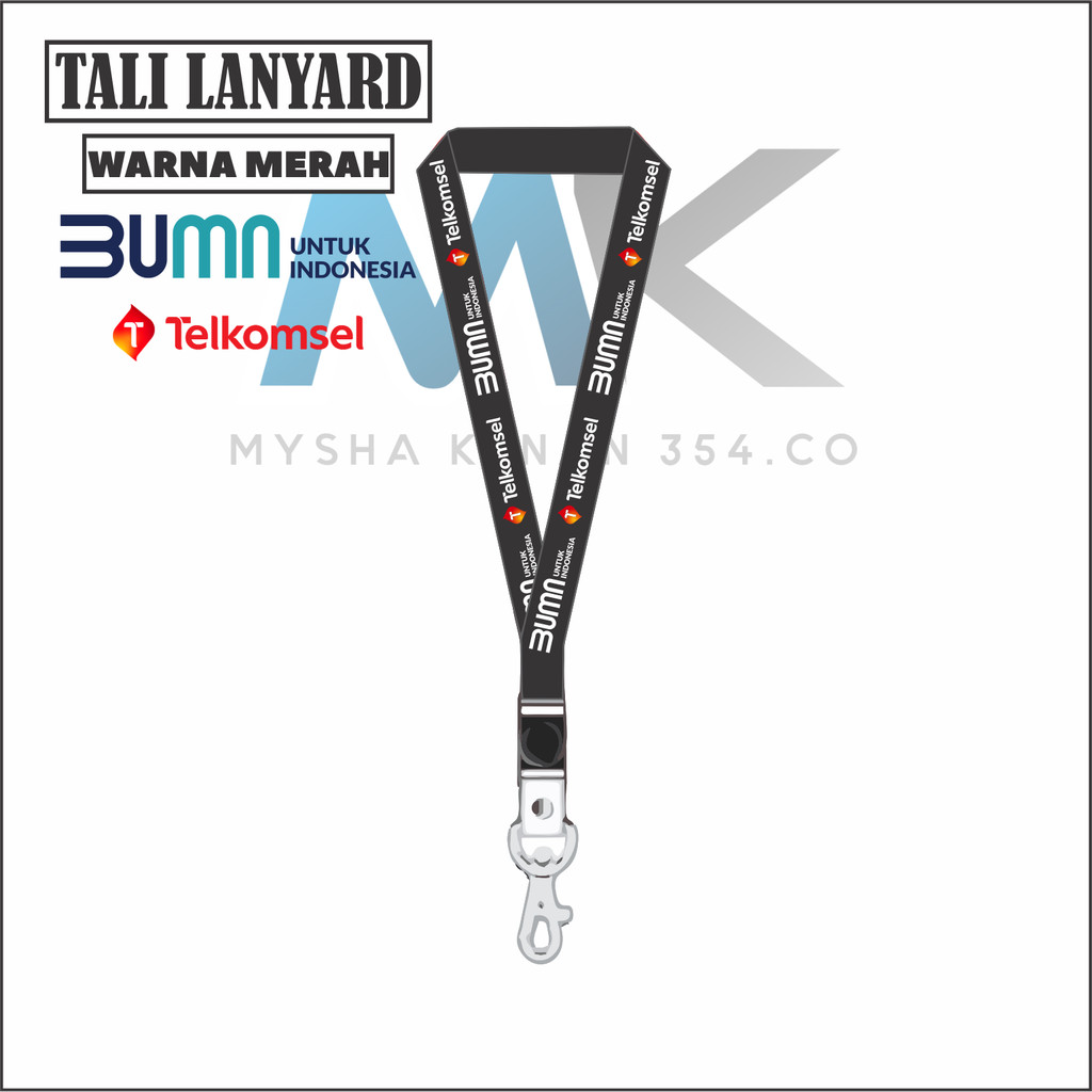 

TALI LANYARD BUMN TELKOMESL - LOGO BUMN UNTUK INDONESIA X TELKOM INDONESIA - TALI ID CARD GANTUNGAN KUNCI GANTUNGAN FLASHDISK GANTUNGAN NAMETAG TALI LANYARD BEST SELLER COD