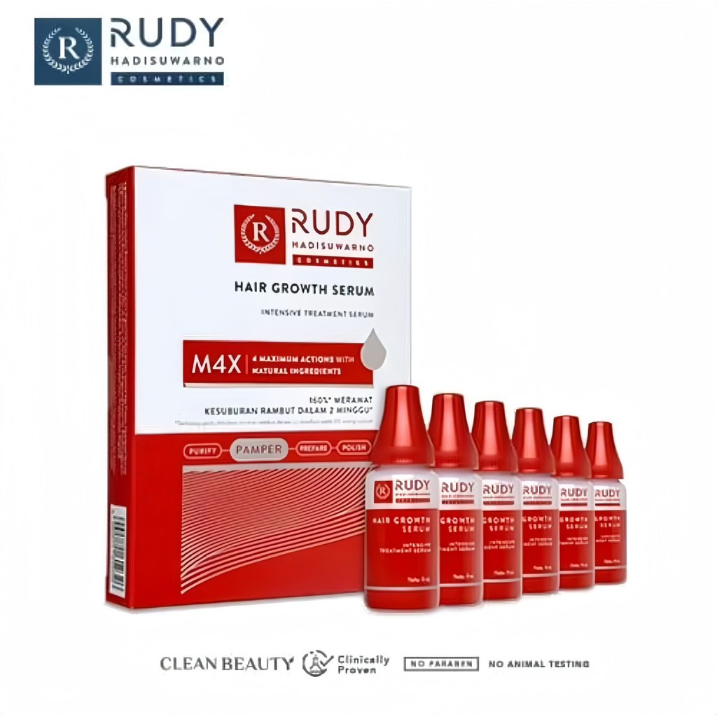 Rudy Hadisuwarno Cosmetics Hair Growth Serum/ Penumbuh rambut botak/ rontok