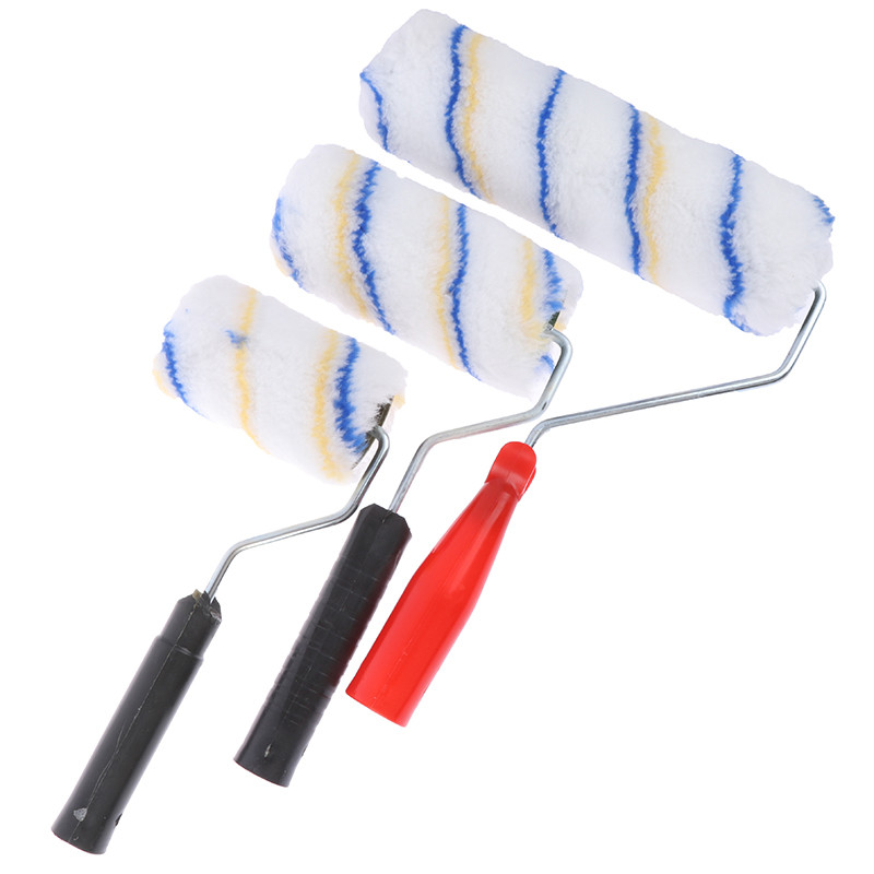 

4” 6"9” Roller Brush Paint Roller Short Long Handle Brush Room Wall Painting